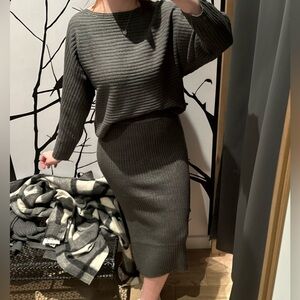 Monk and Lou Sweater skirt / top set